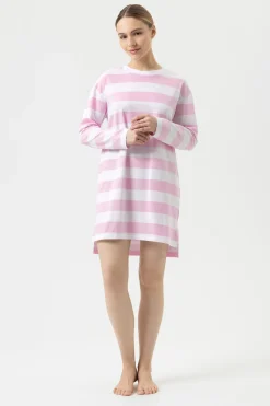 Damen Mey Nachthemd langarm Serie Streaked Lines
