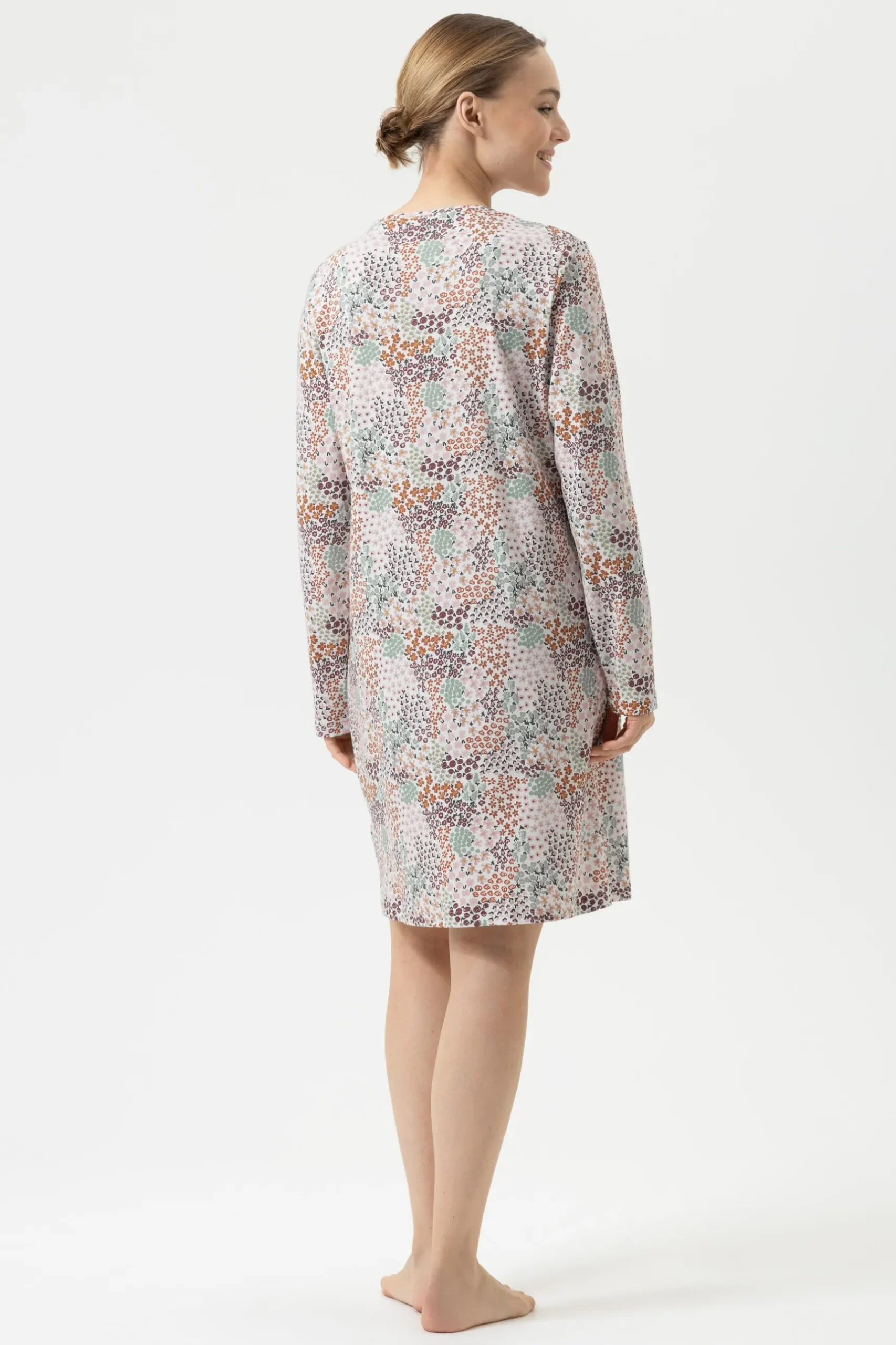 Damen Mey Nachthemd langarm Serie Flower Bed