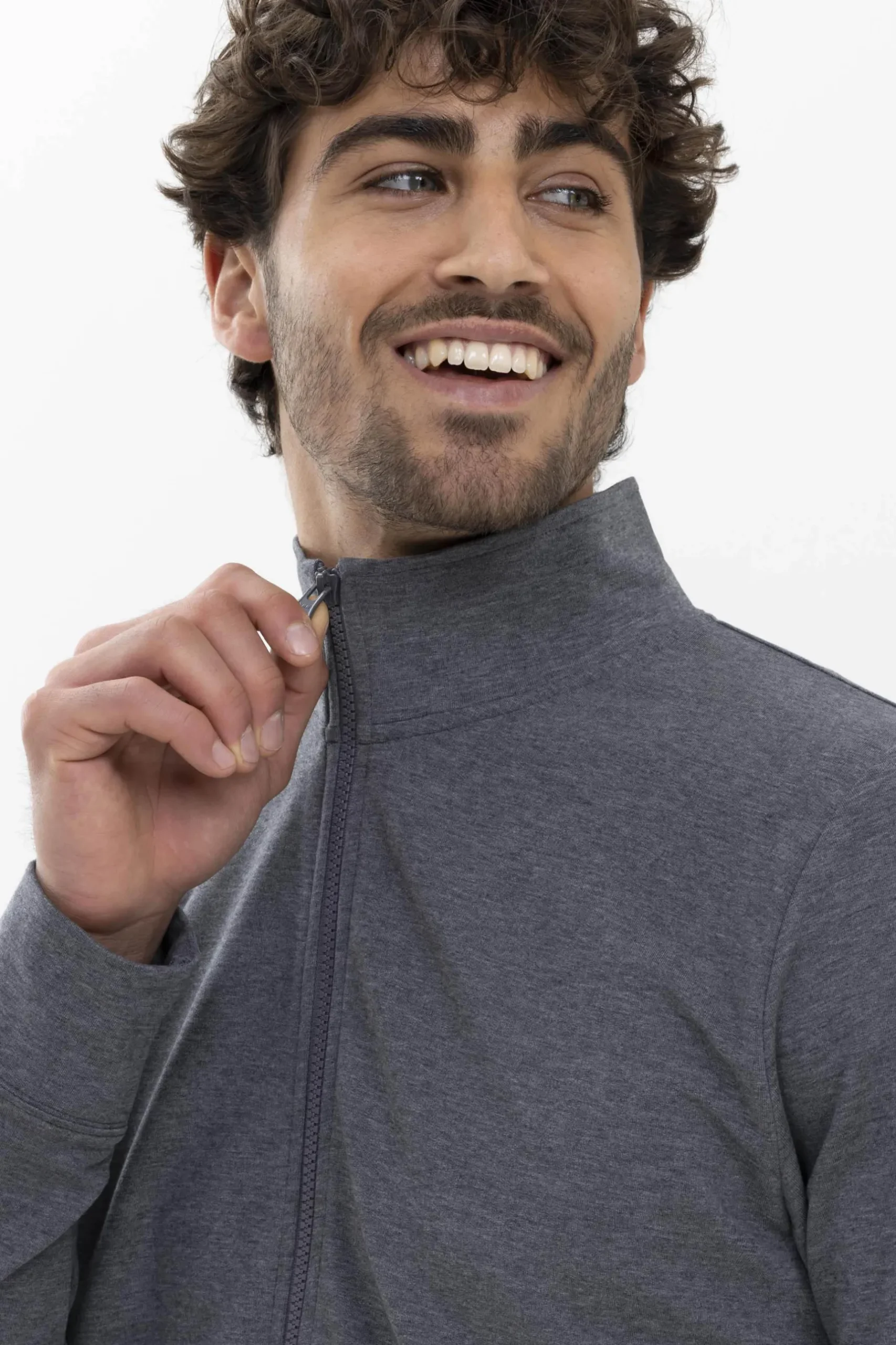 Herren Mey Reißverschlussjacke Serie Enjoy