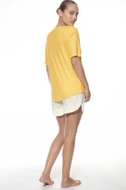 Damen Mey Schlafanzug Serie Lovely Lemons