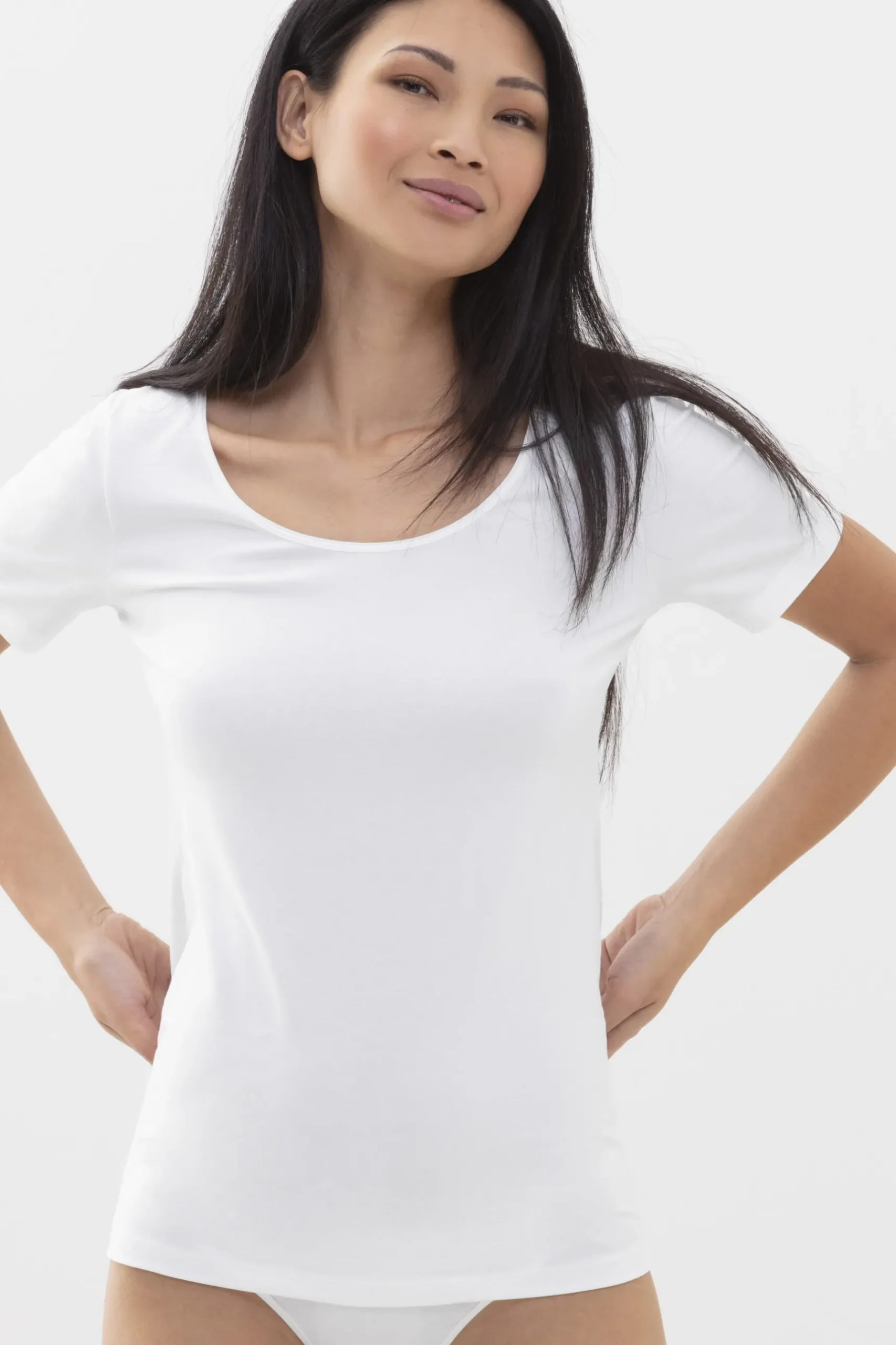 Damen Mey Shirt kurzarm Serie Cotton Pure