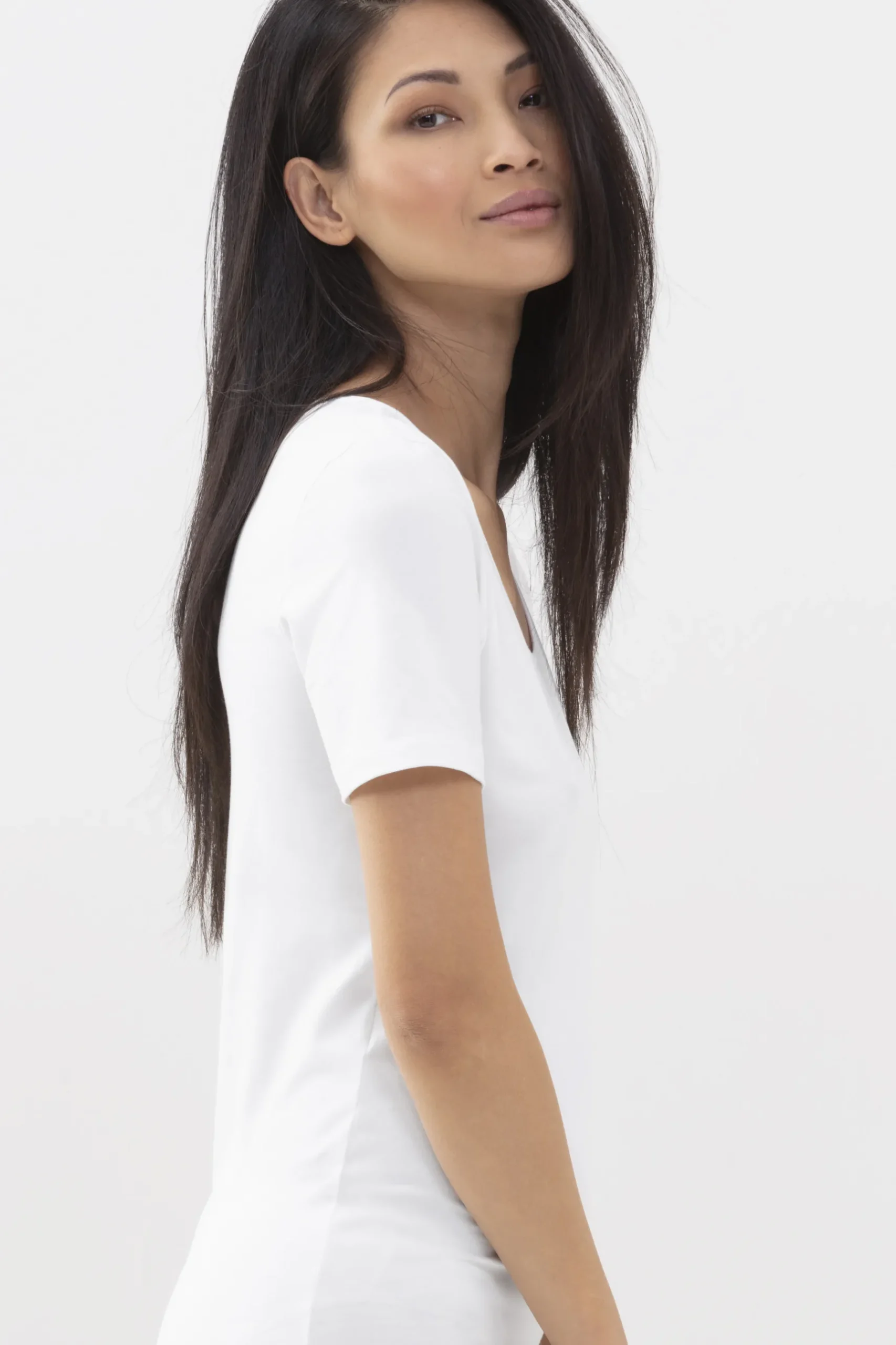 Damen Mey Shirt kurzarm Serie Cotton Pure