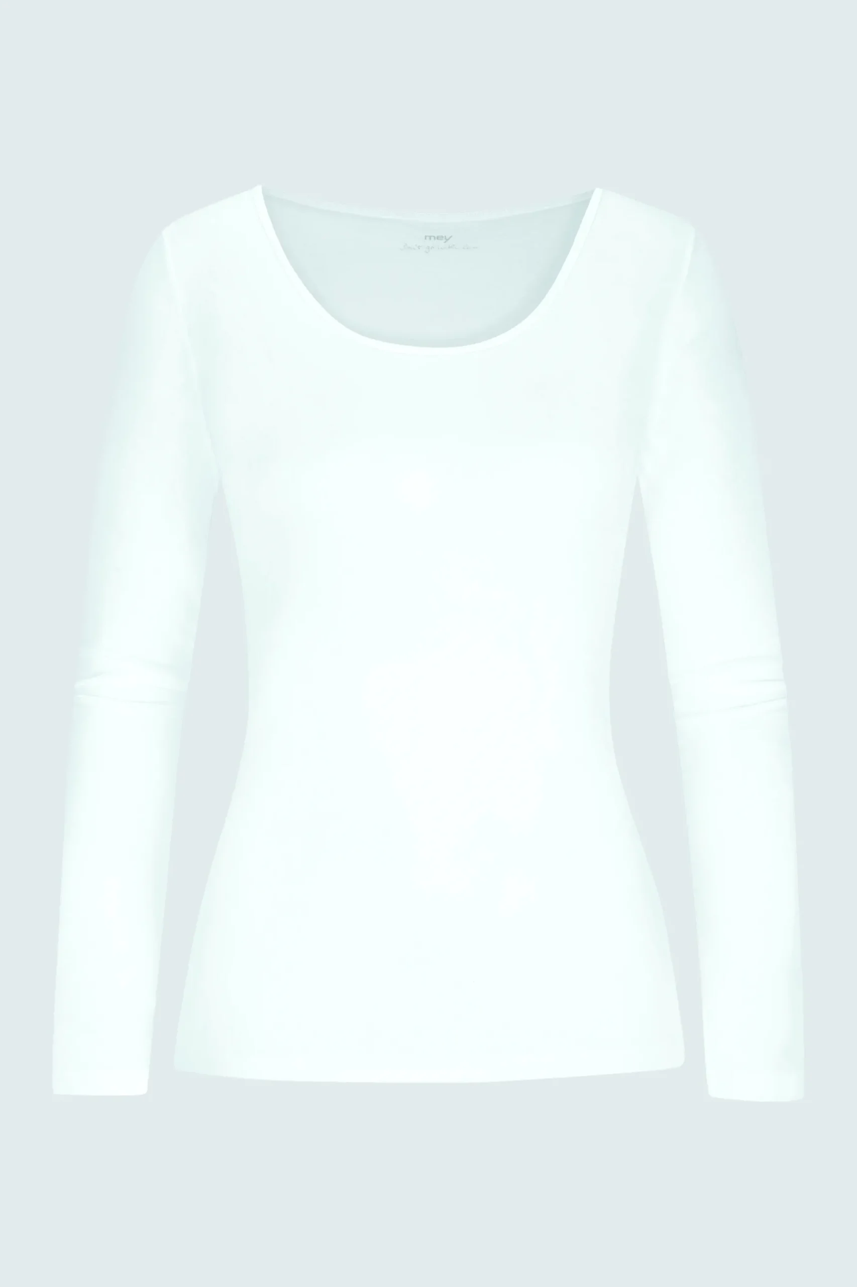 Damen Mey Shirt langarm Serie Cotton Pure