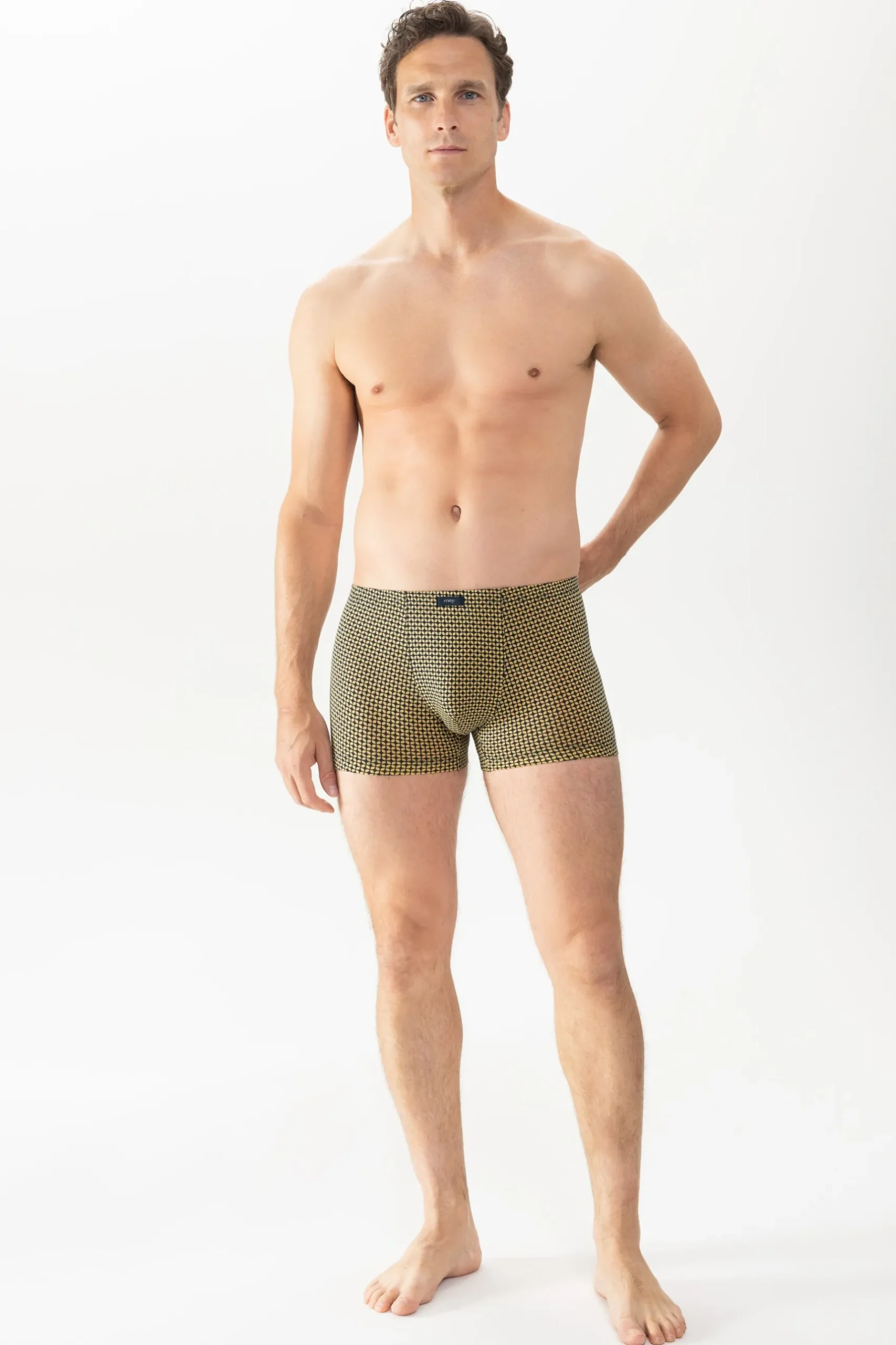 Herren Mey Shorty Serie Blue Geo