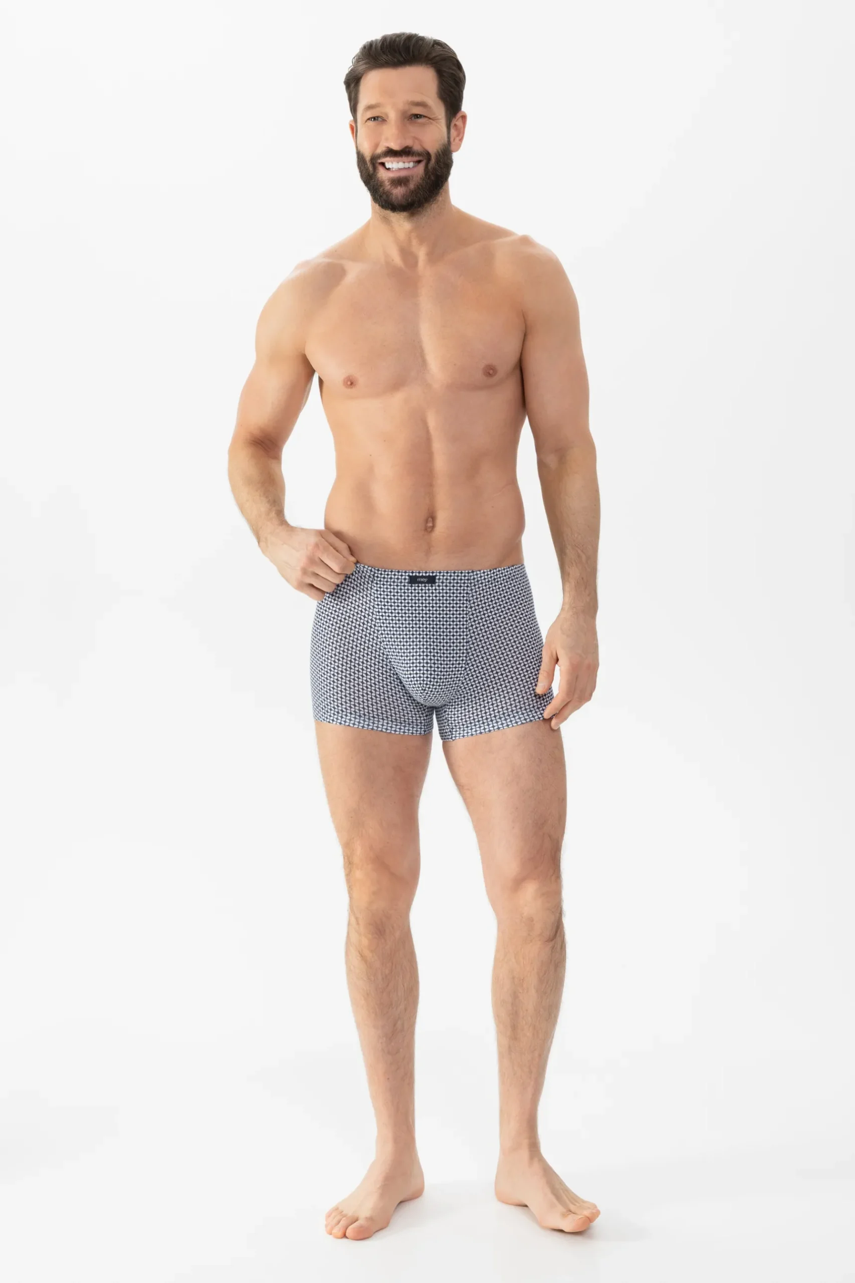 Herren Mey Shorty Serie Blue Geo