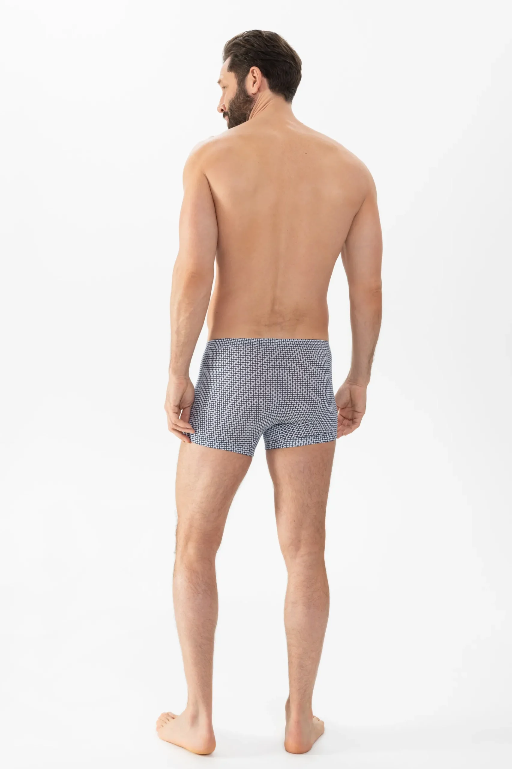 Herren Mey Shorty Serie Blue Geo