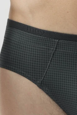 Herren Mey Slip Serie Houndstooth