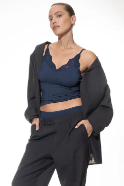 Damen Mey Spaghetti Top Serie Organic Cotton
