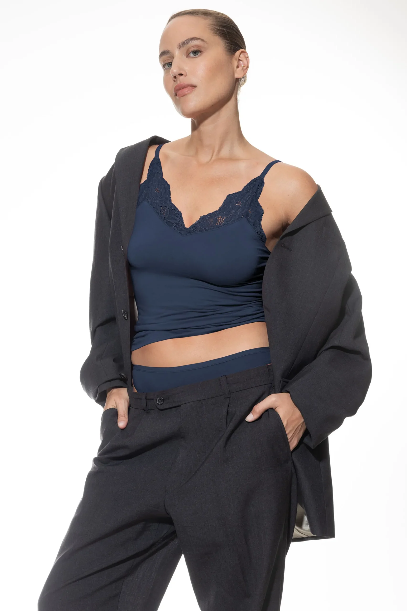 Damen Mey Spaghetti Top Serie Organic Cotton