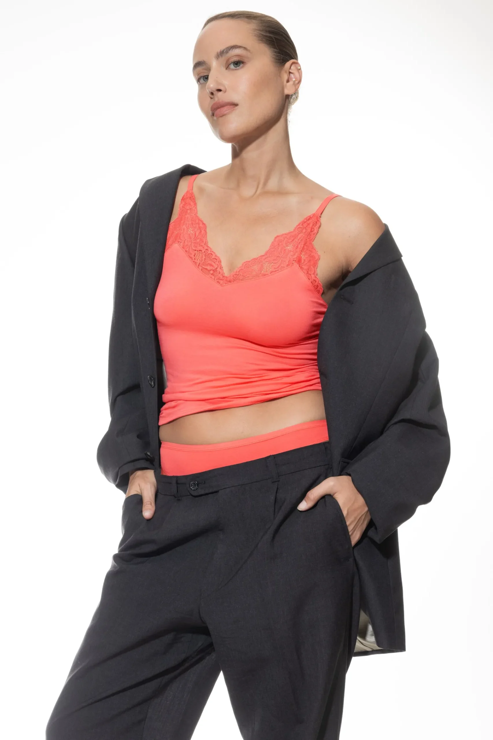 Damen Mey Spaghetti Top Serie Organic Cotton