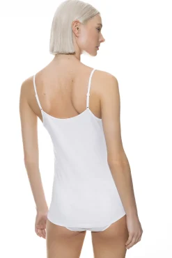 Damen Mey Spaghetti Top Serie Comfort Cotton