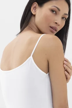 Damen Mey Spaghetti-Top Serie Cotton Pure