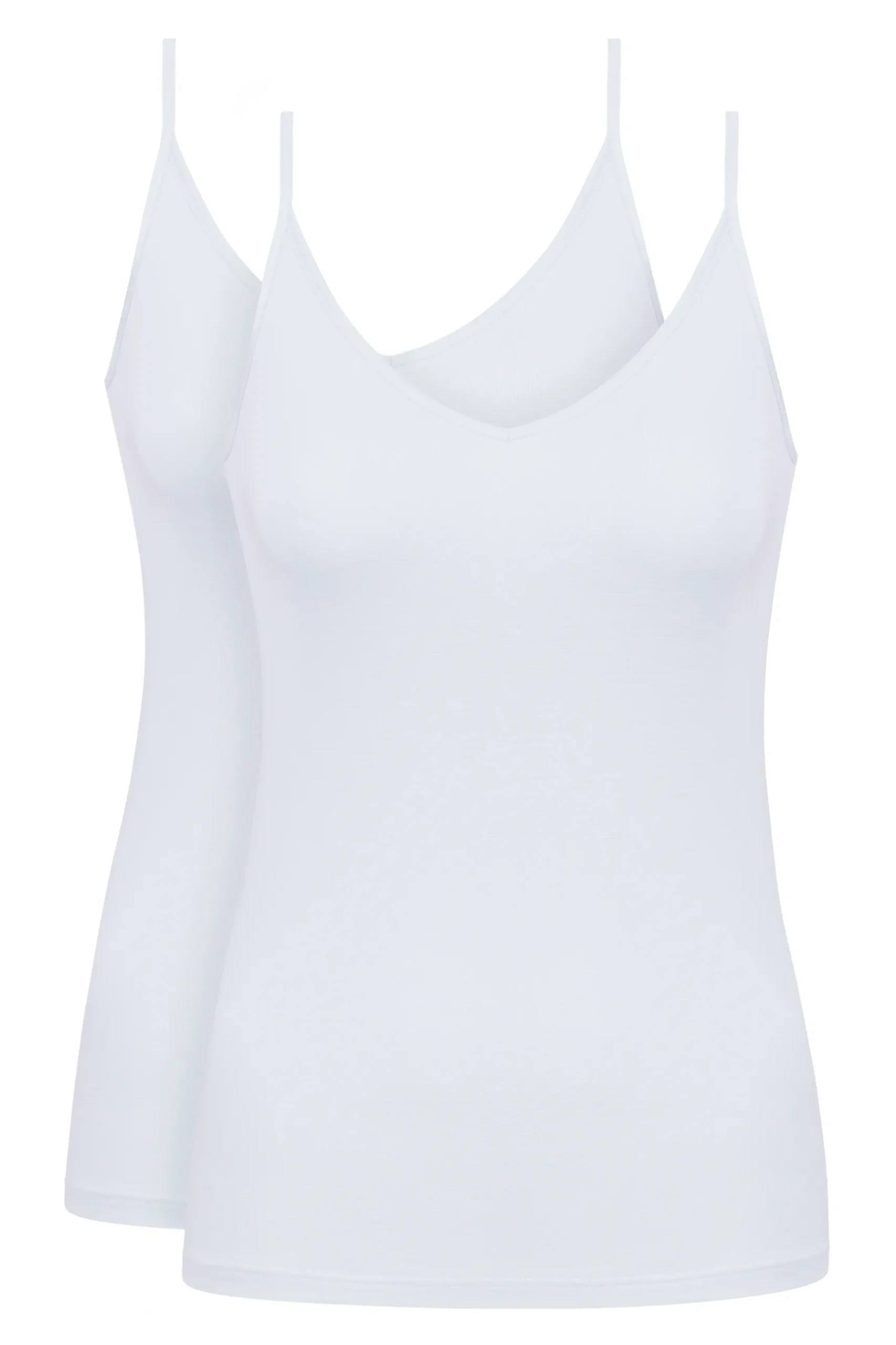 Damen Mey Spaghetti-Top | Doppelpack Serie Pure Sense