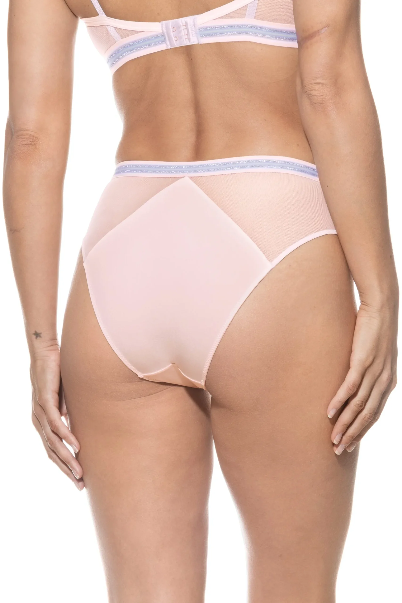 Damen Mey Taillen-Slip Serie Poetry Sheer