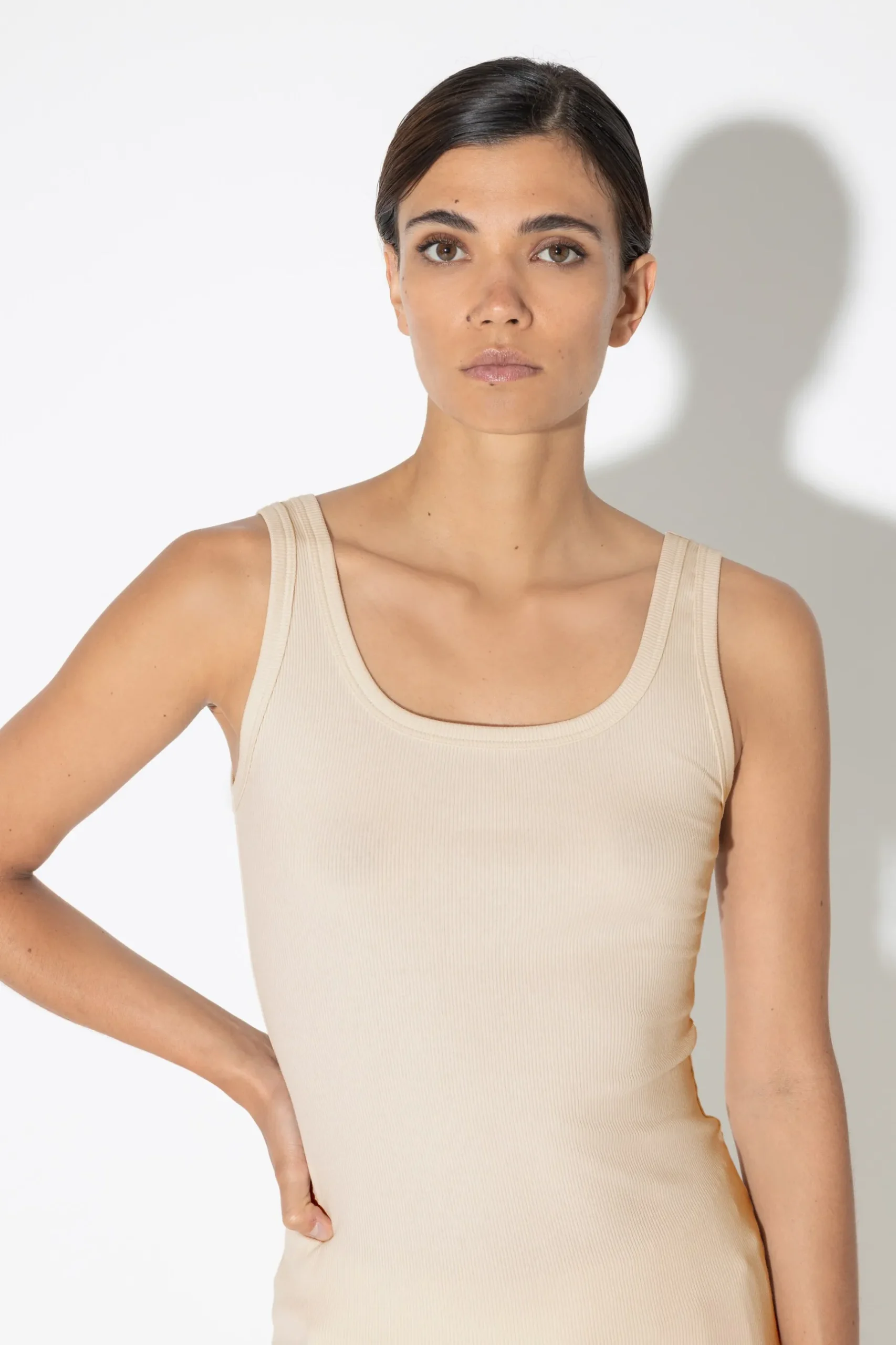 Damen Mey Top Serie Ribbed