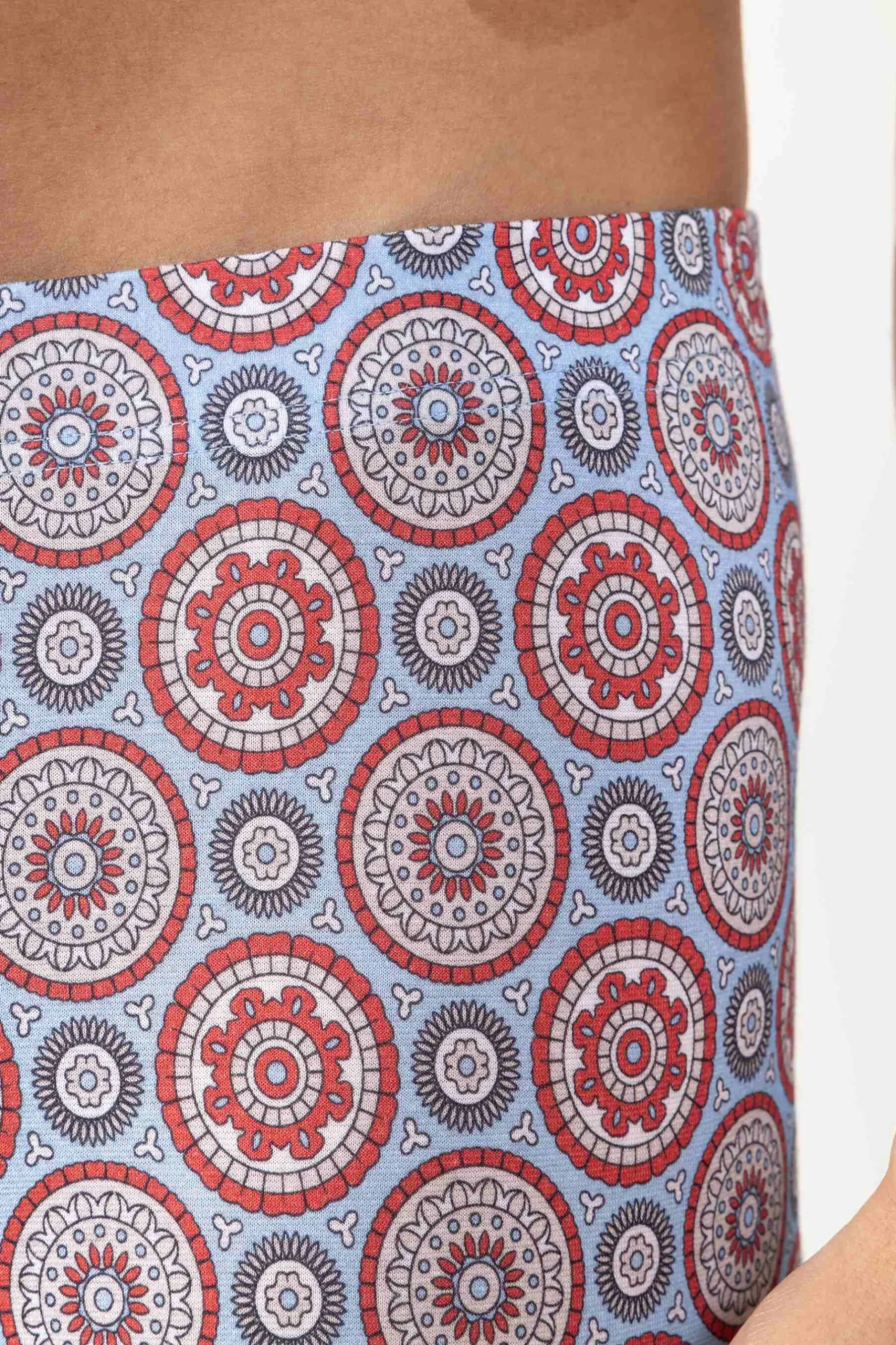 Herren Mey Trunk Shorty Serie Mixture Of Circles