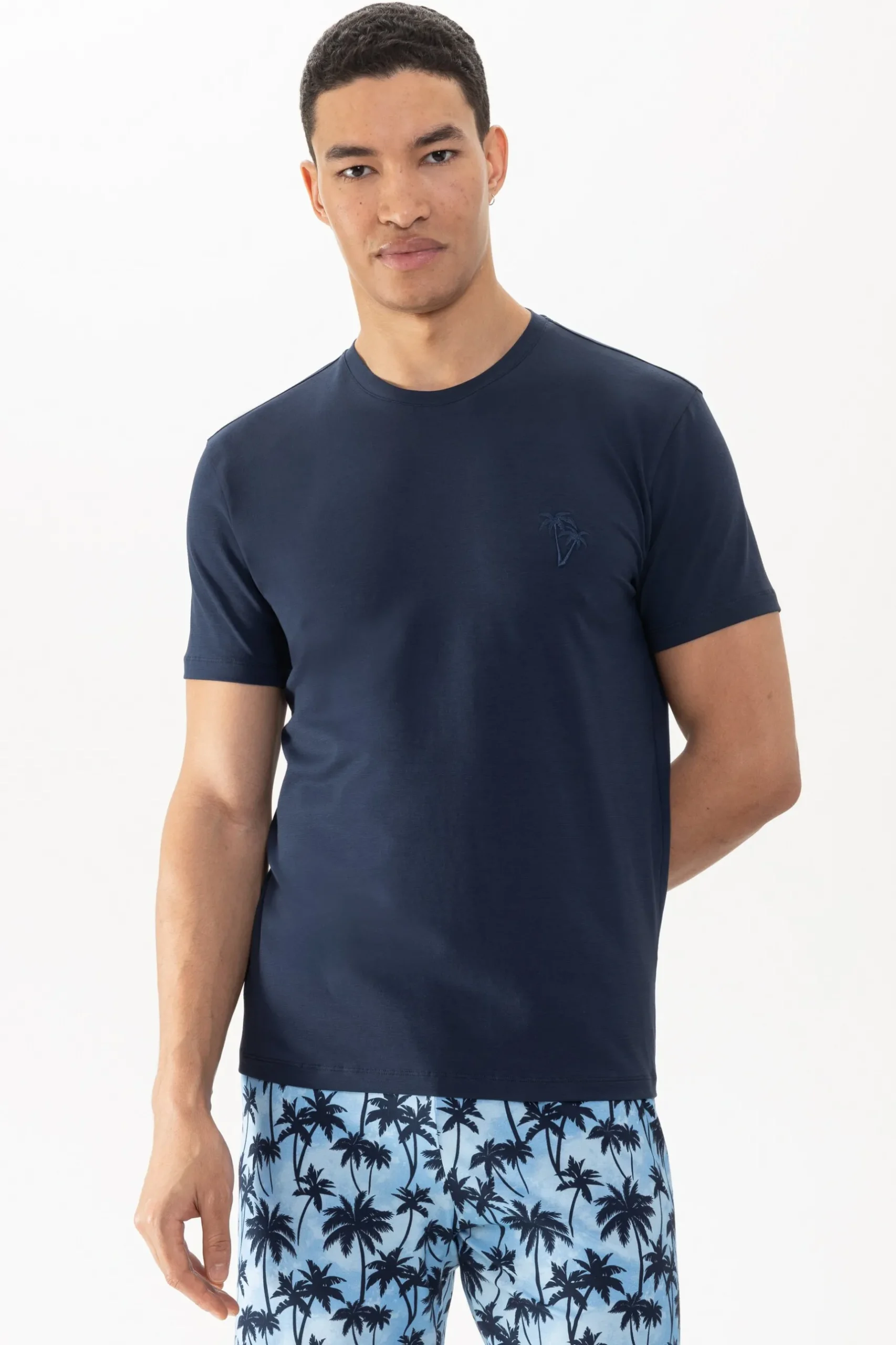 Herren Mey T-Shirt Serie Palm Haven