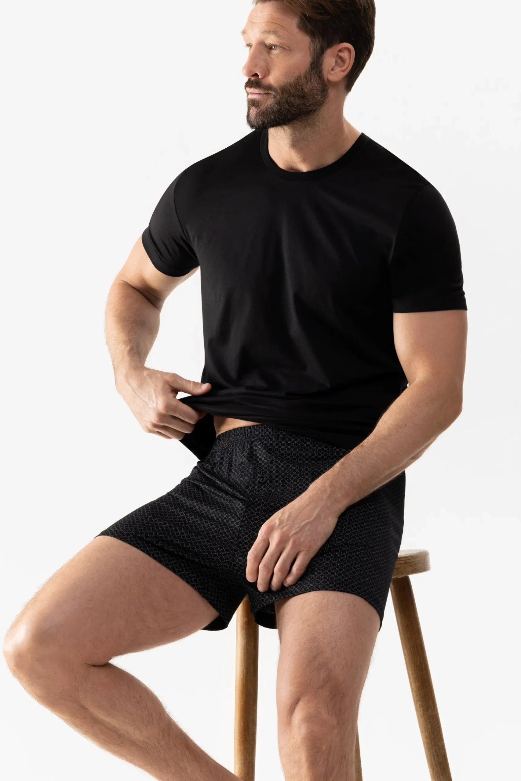 Herren Mey T-Shirt Dry Cotton Colour