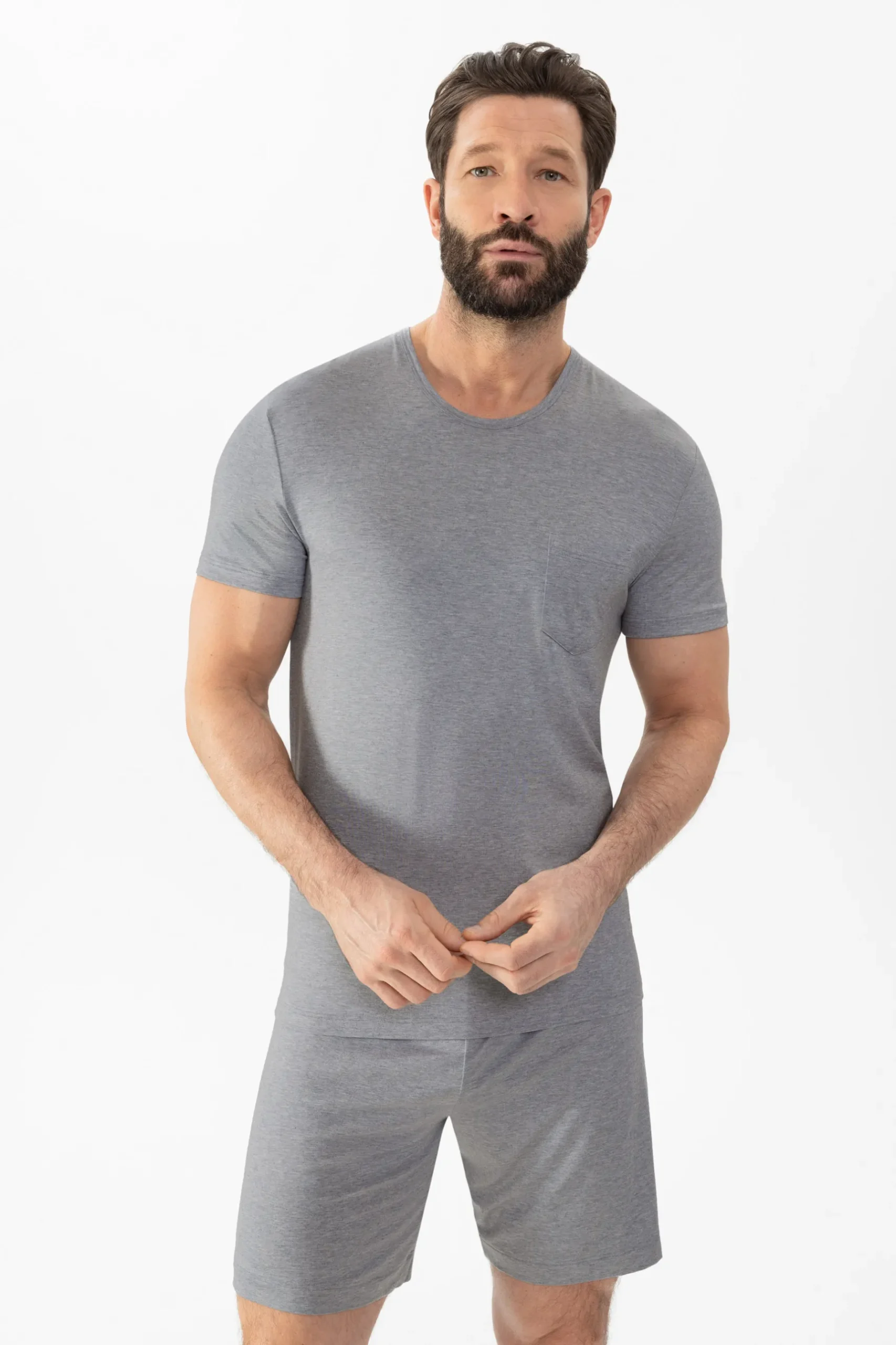 Herren Mey T-Shirt Serie Easy Night