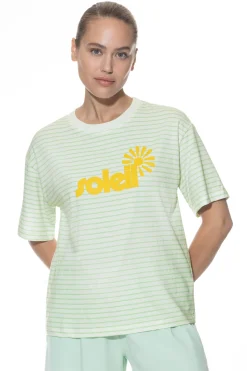 Damen Mey T-Shirt Serie Striped Holidays