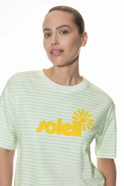 Damen Mey T-Shirt Serie Striped Holidays