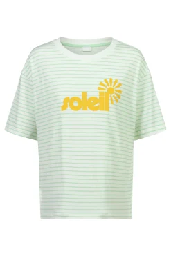 Damen Mey T-Shirt Serie Striped Holidays