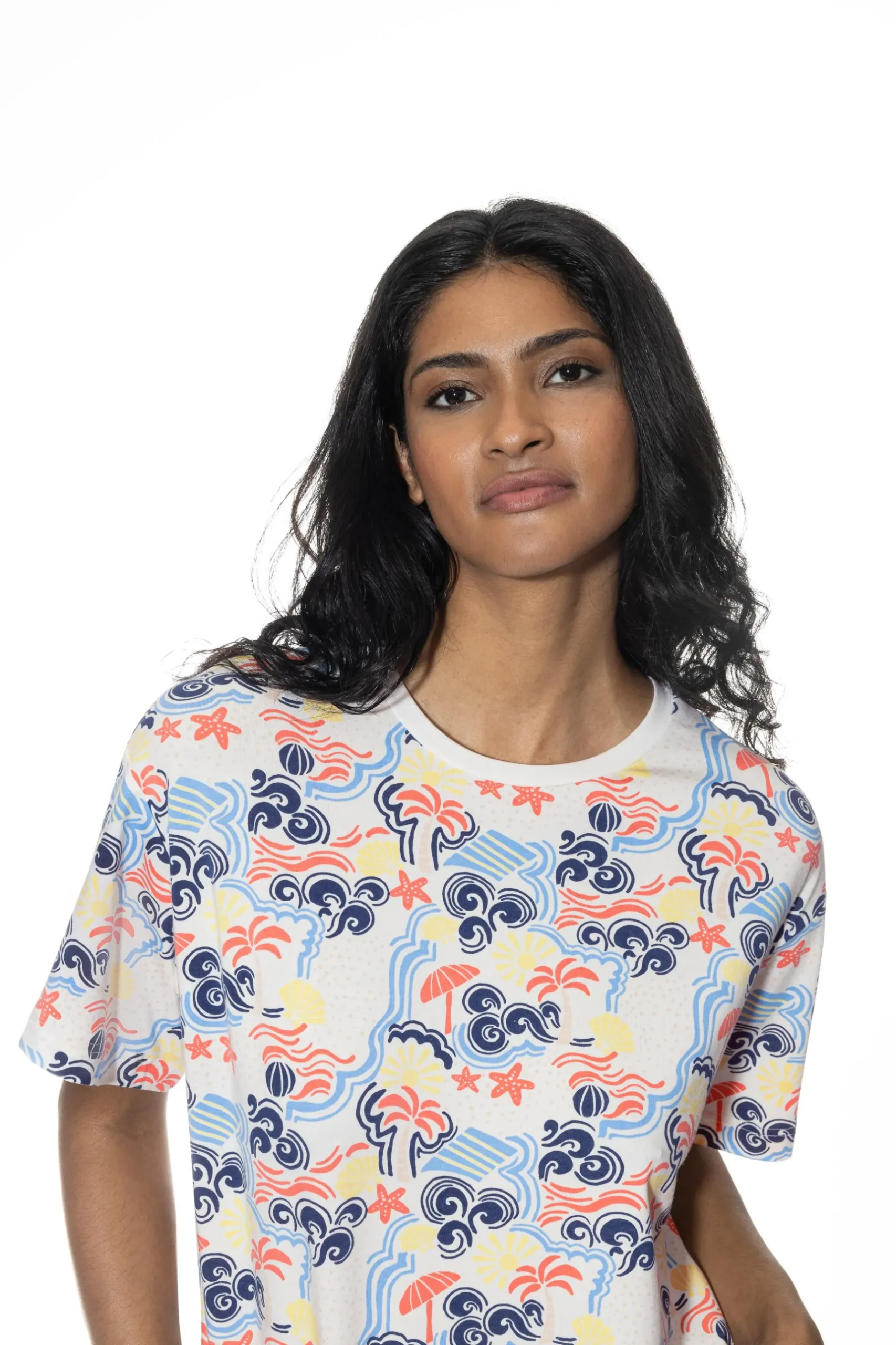 Damen Mey T-Shirt Serie Palm Shades