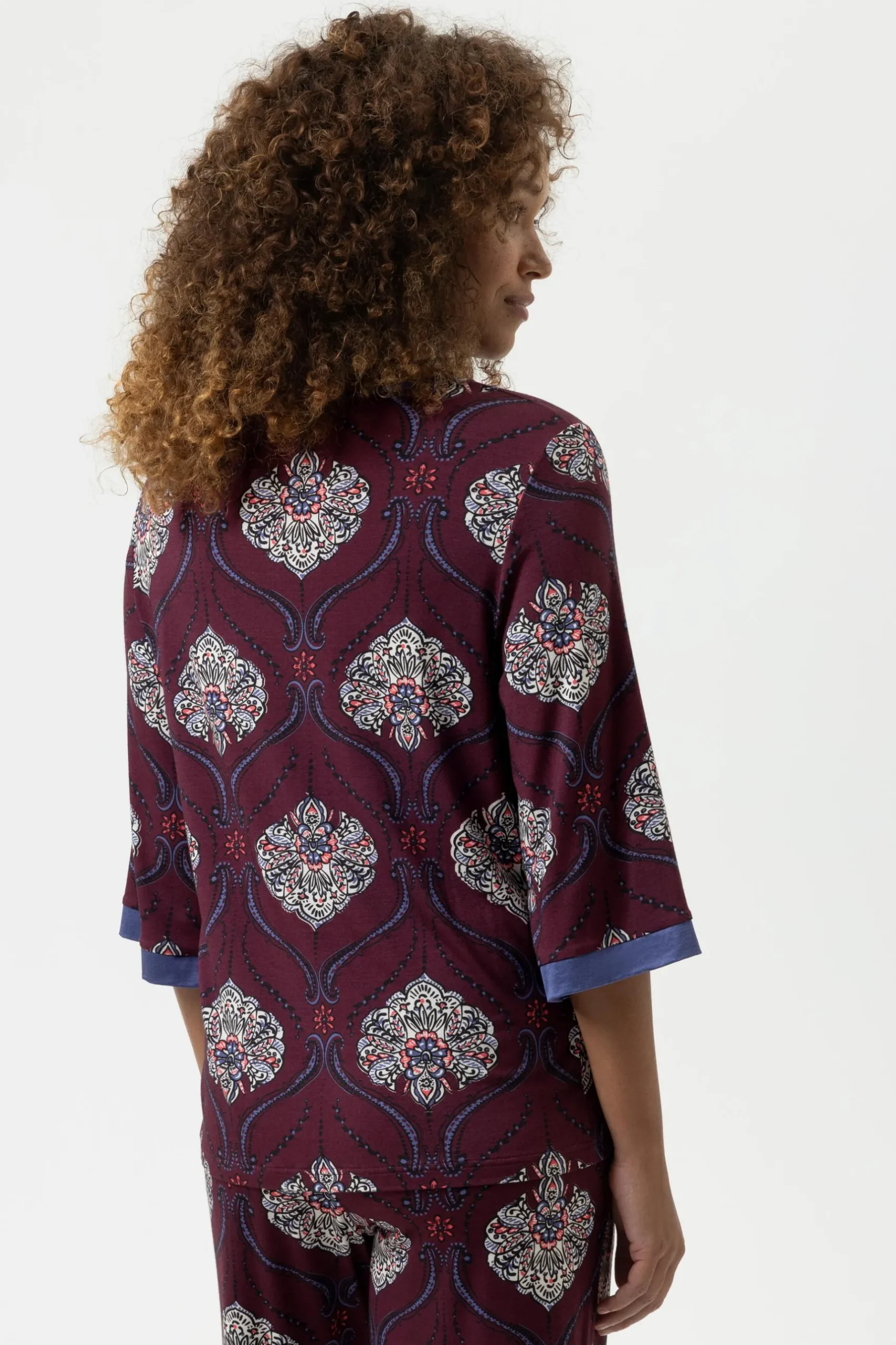 Damen Mey T-Shirt 3/4 Arm Serie Mysterious Ornaments