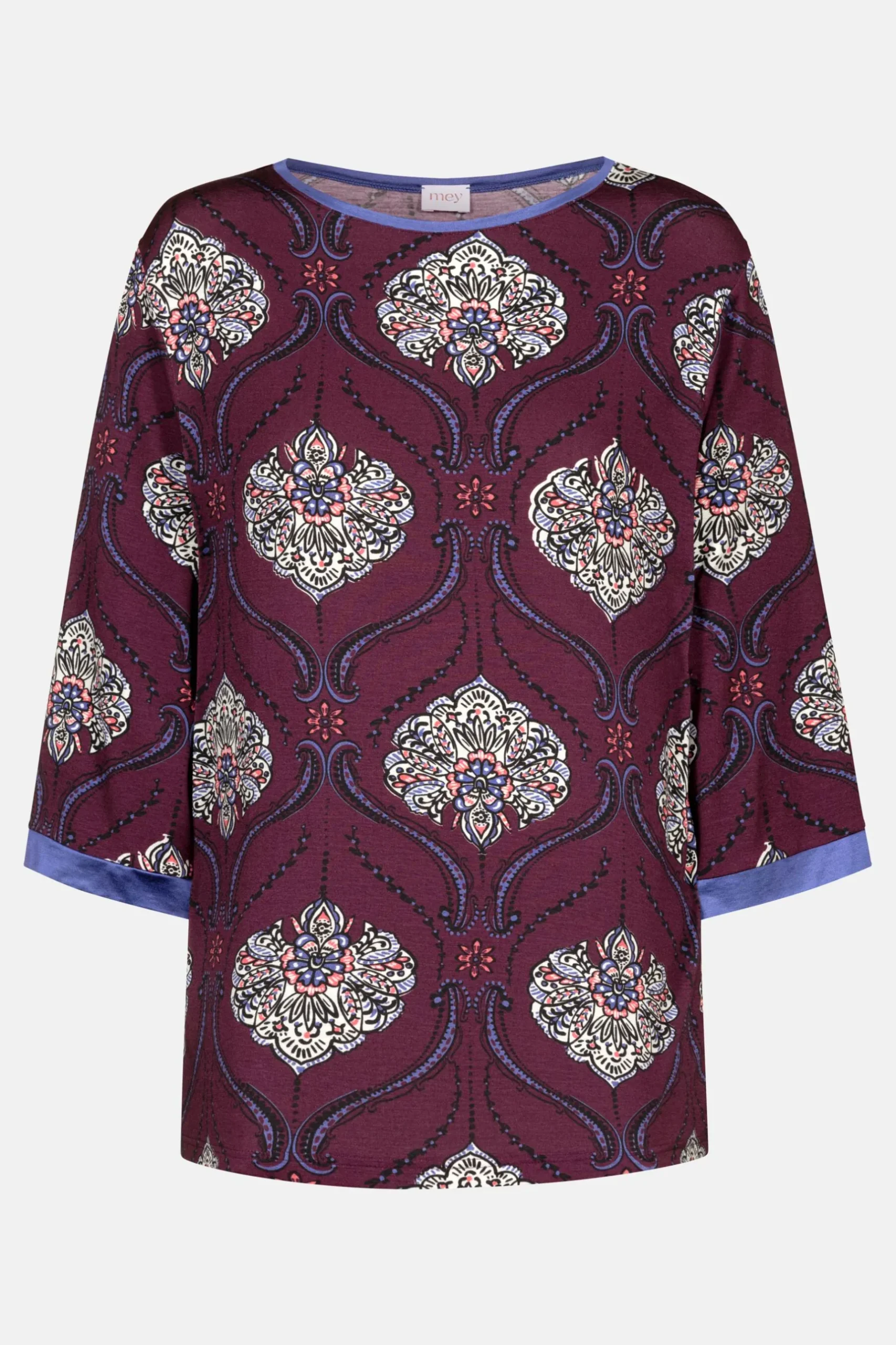 Damen Mey T-Shirt 3/4 Arm Serie Mysterious Ornaments