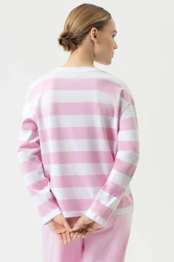 Damen Mey T-Shirt langarm Serie Streaked Lines