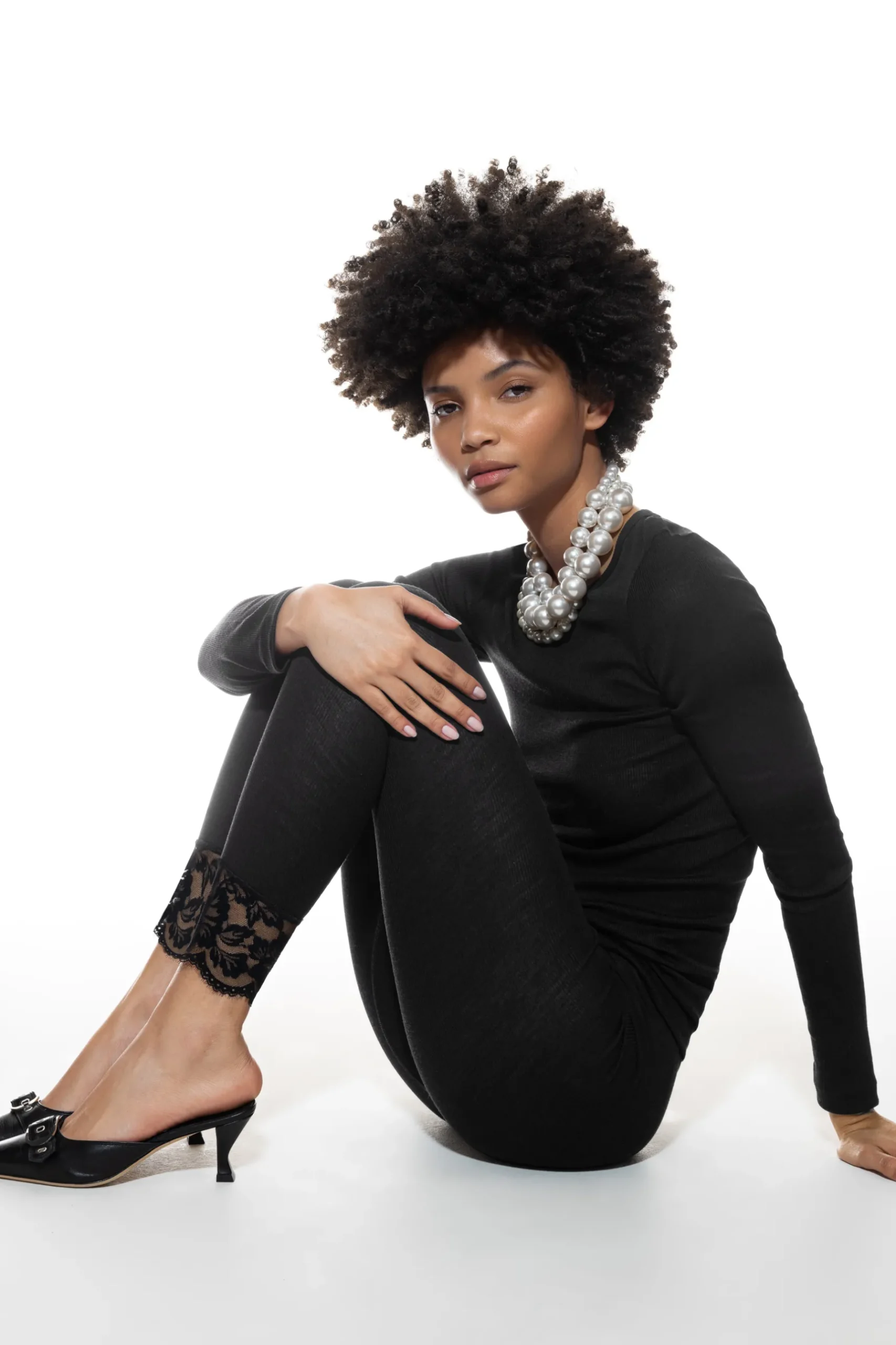 Damen Mey T-Shirt langarm Serie Wool Love