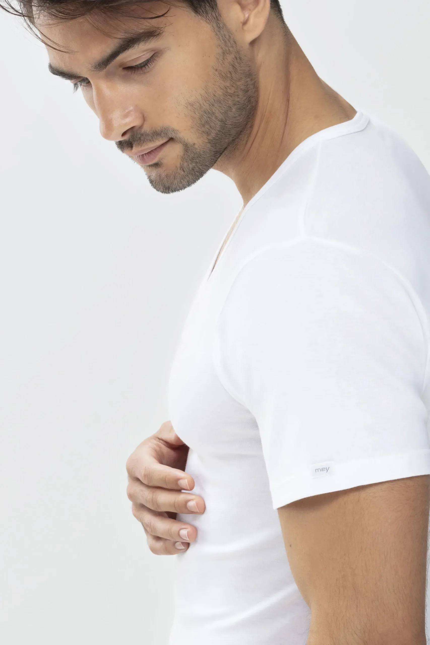 Herren Mey V-Neck Shirt Serie Noblesse