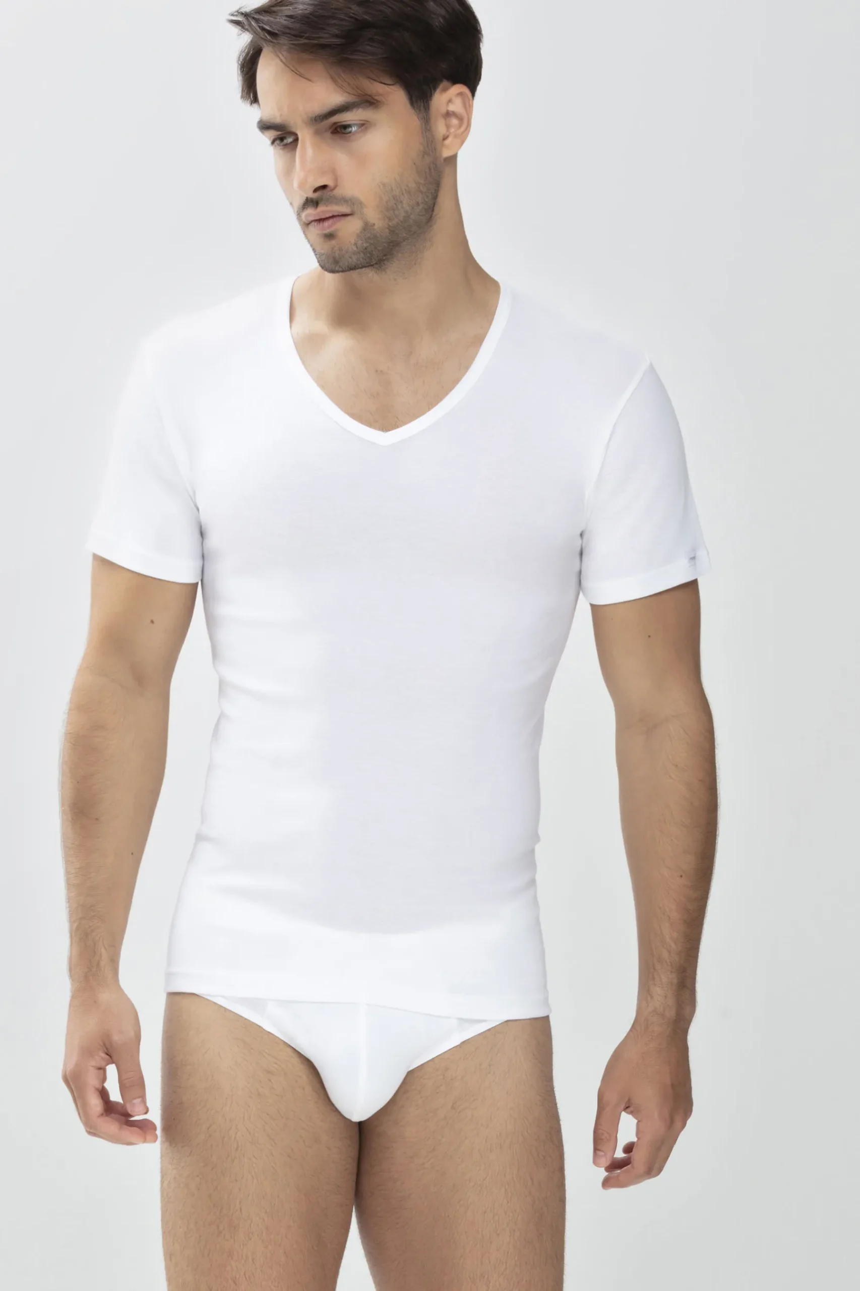 Herren Mey V-Neck Shirt Serie Noblesse